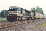 Vehicle train rolls east